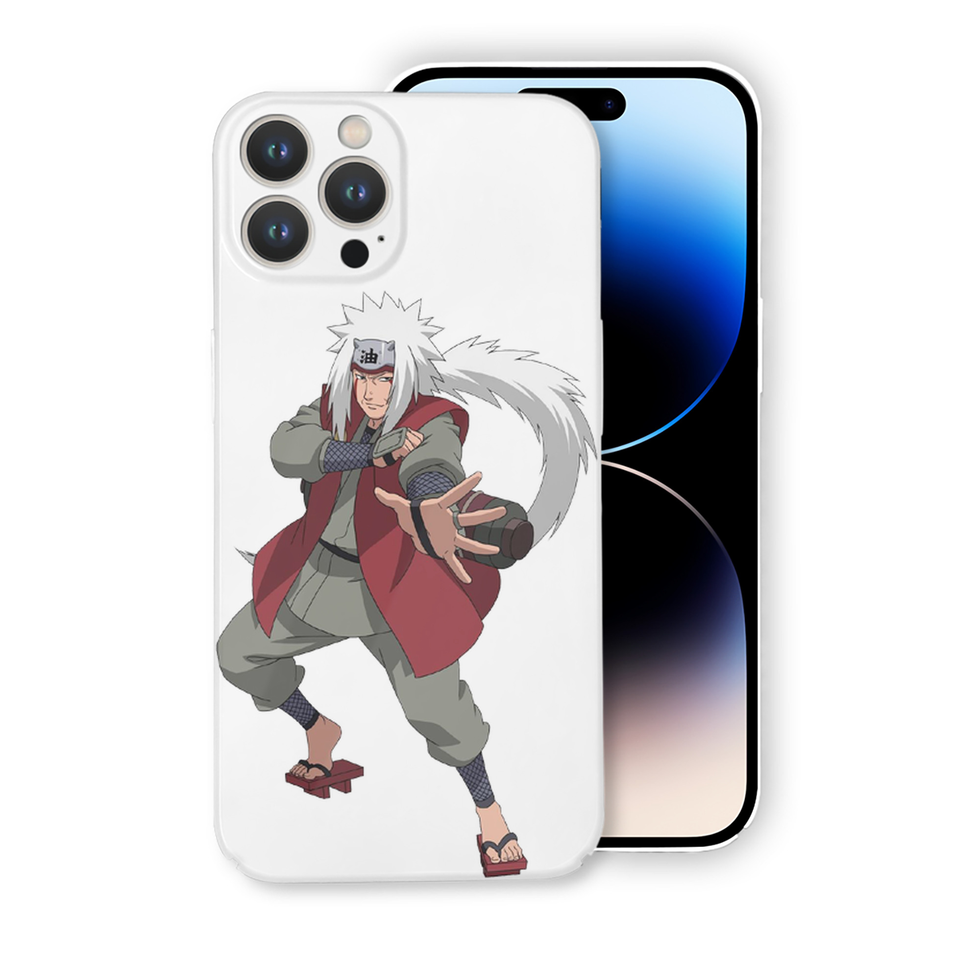 （画像用） NARUTO -ナルト- 自来也（じらいや） Jiraiya 【iPhone 14シリーズ対応】ハードケース